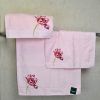 Πετσέτες Σετ τριών τεμαχίων LAURA ASHLEY Gosford Blossom Pink