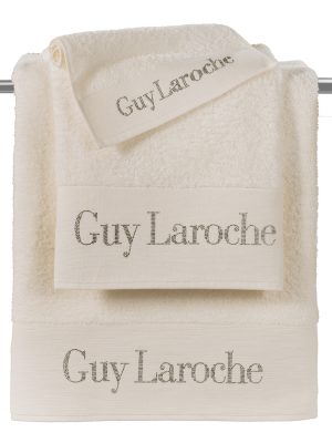 Guy Laroche Πετσέτες Σετ 3 τεμαχίων Futura Ivory